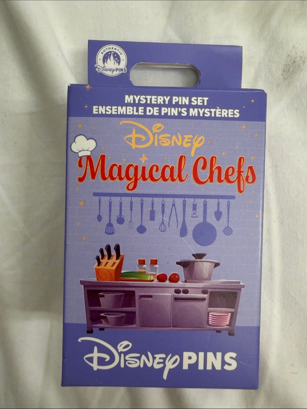 Disney Magical Chefs Mystery Pin Set - Purple and Red Accents